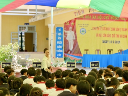 NGOẠI KHÓA: CHUYÊN ĐỀ SỨC KHỎE SINH SẢN VỊ THÀNH NIÊN VÀ MẤT CÂN BẰNG GIỚI TÍNH KHI SINH